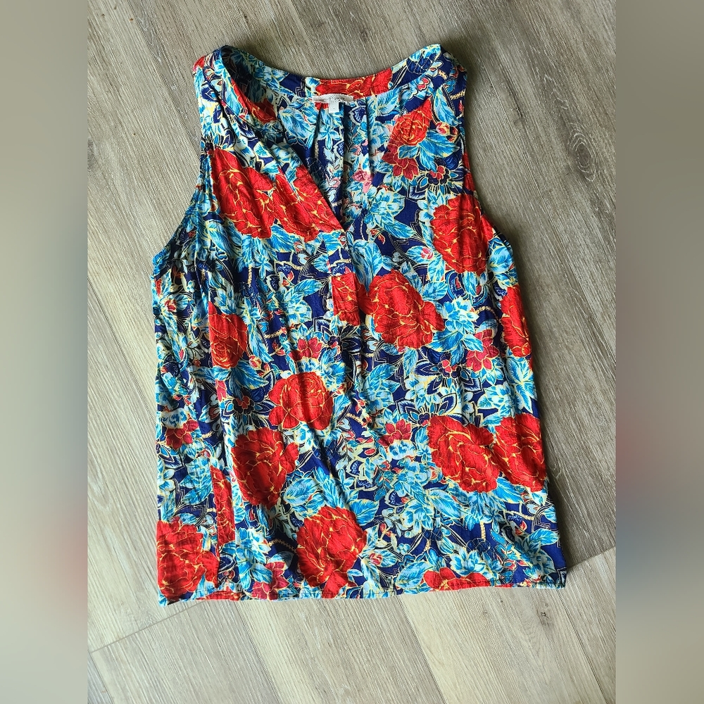 Rose & Thyme Floral Tank Top